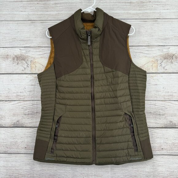 Eddie Bauer Vest Womens Tall Large Stormdown 700 Goose Down Sportshop - Picture 1 of 13